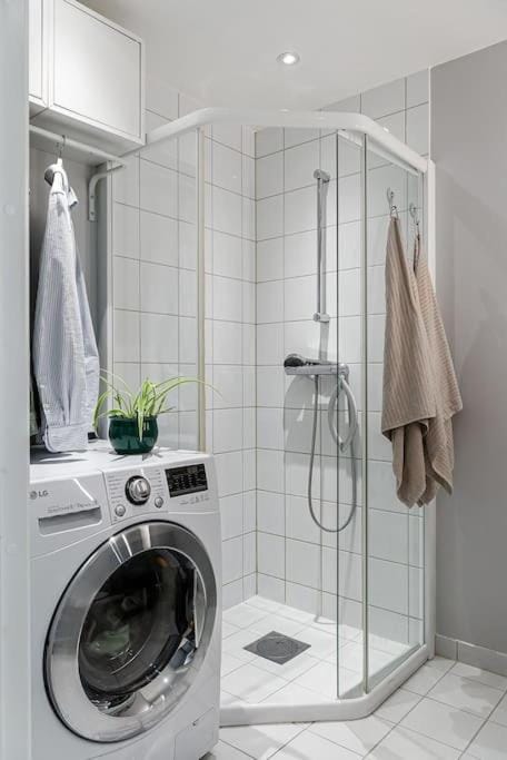 Shower, washing machine, dryer