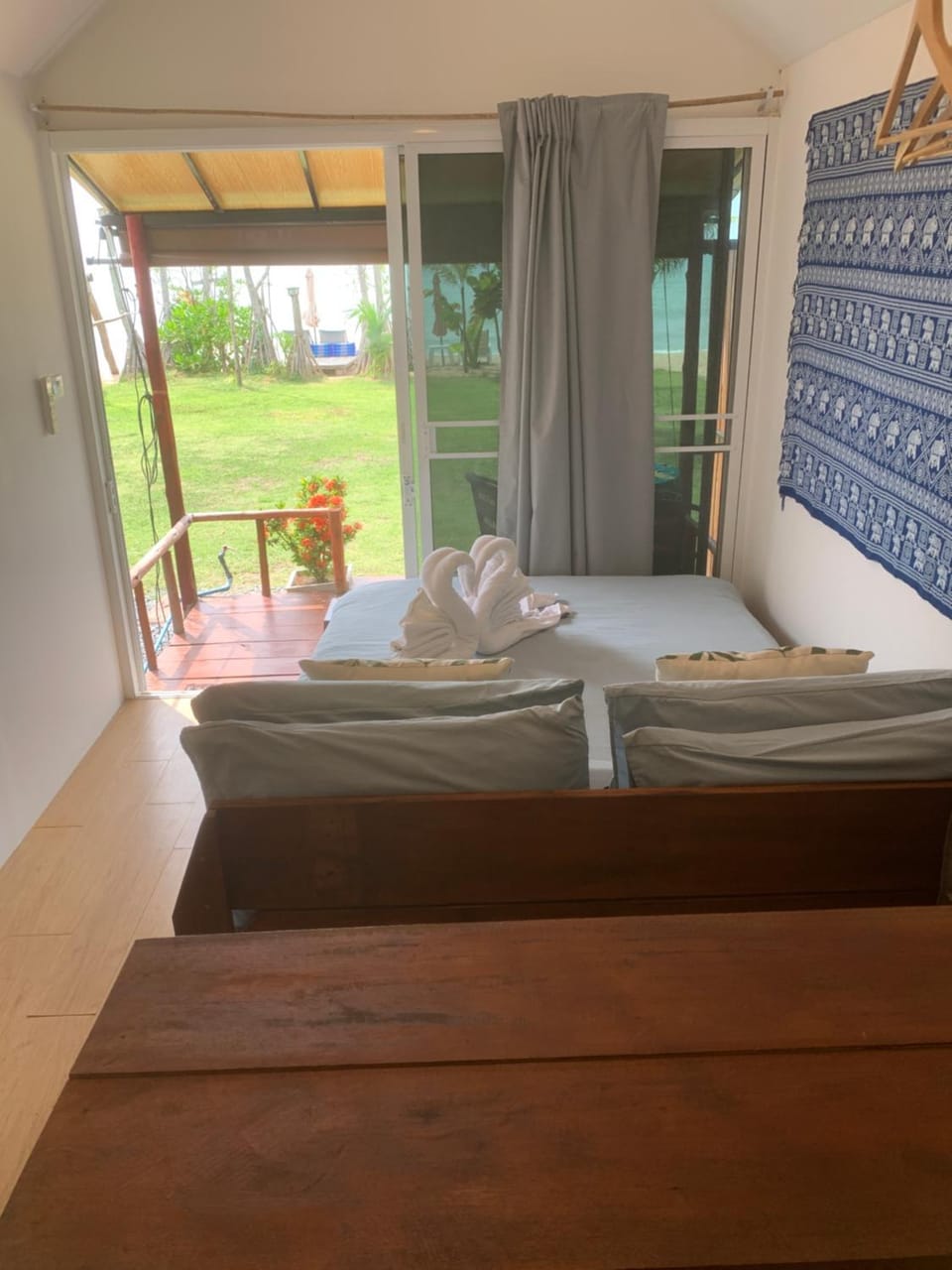 Bed, View (from property/room), Living room, Bedroom