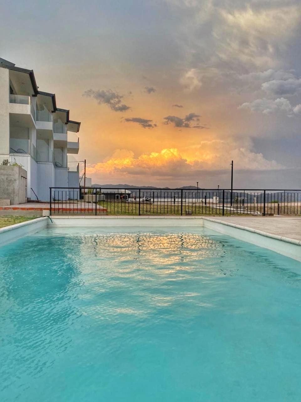 Day, Natural landscape, Pool view, Swimming pool, Swimming pool, Sunset