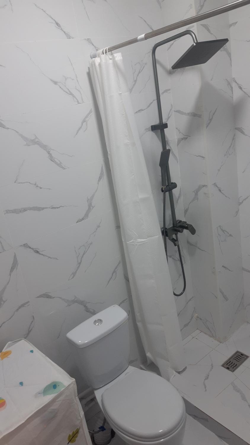 Shower, Toilet, washing machine