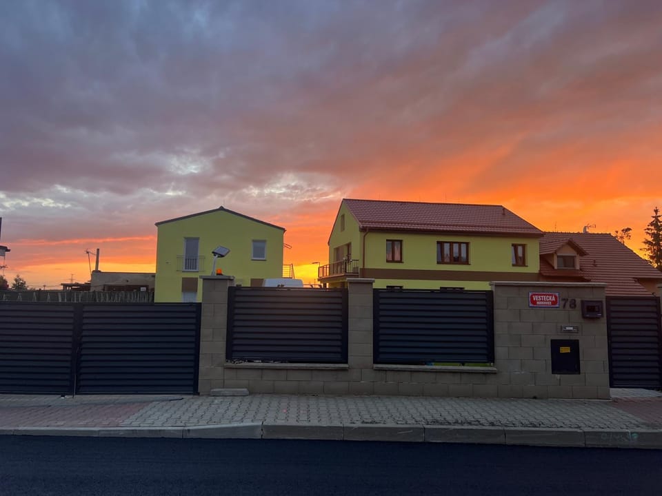 Property building, Sunset