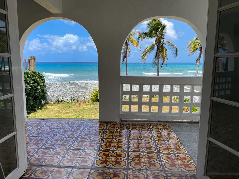 Garden, Garden view, Sea view, Sunset
