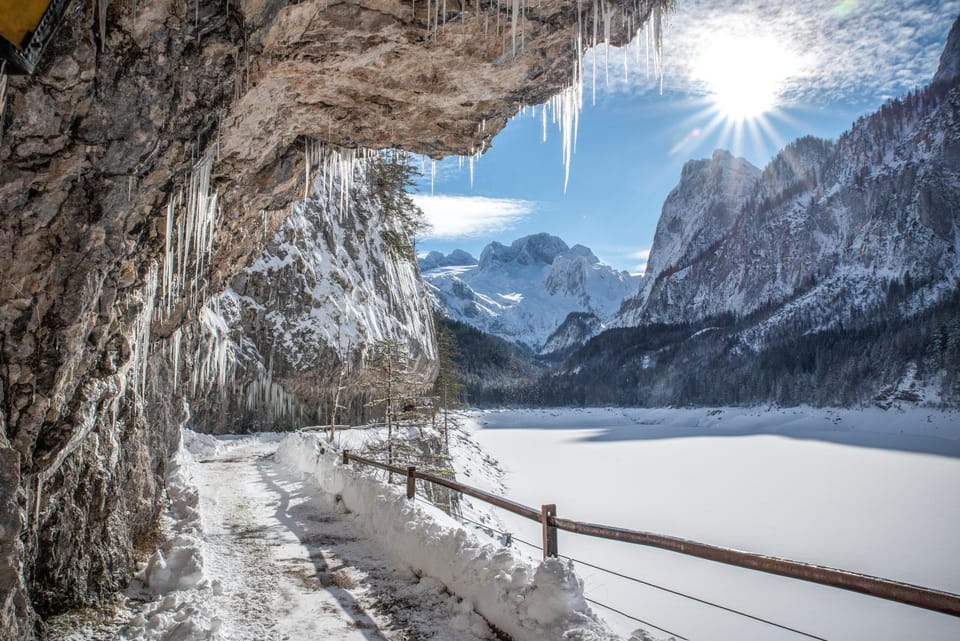 Nearby landmark, Natural landscape, Winter, Lake view, Mountain view