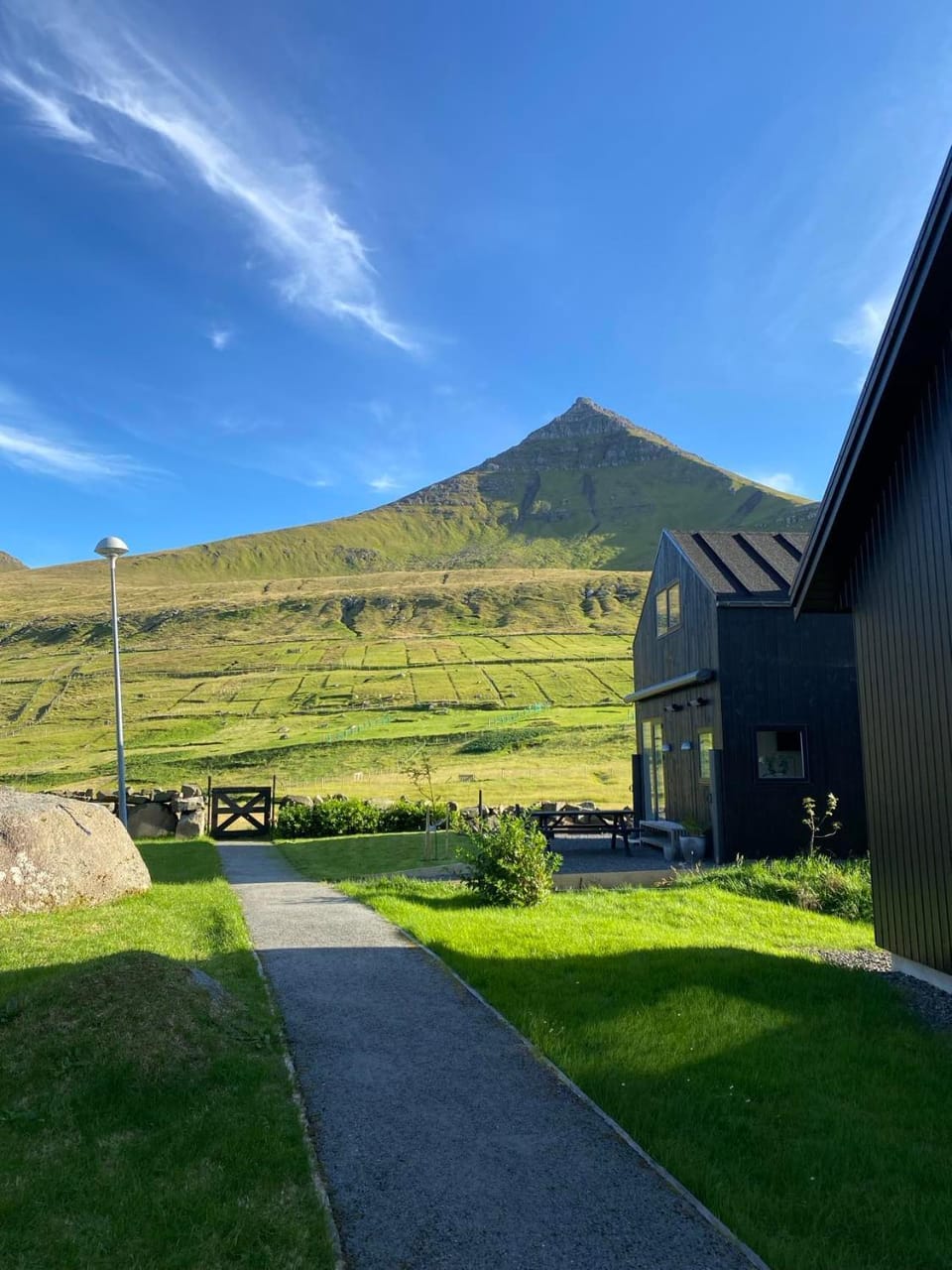 Property building, Natural landscape, Mountain view