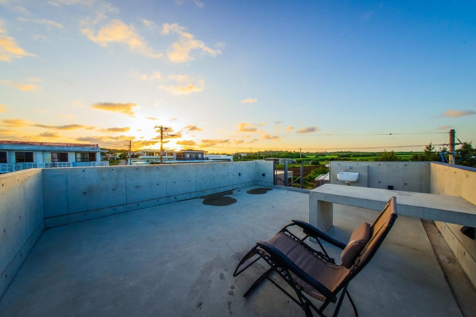 View (from property/room), Balcony/Terrace, Sunset