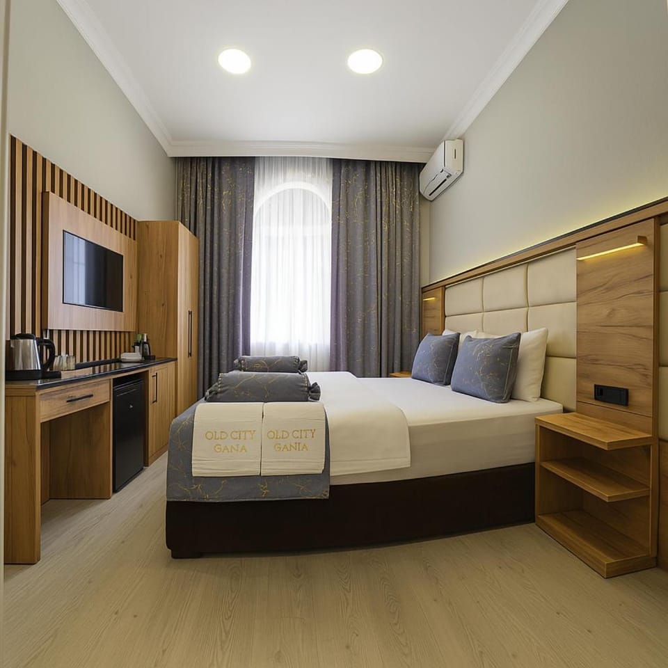 Bed, TV and multimedia, air conditioner