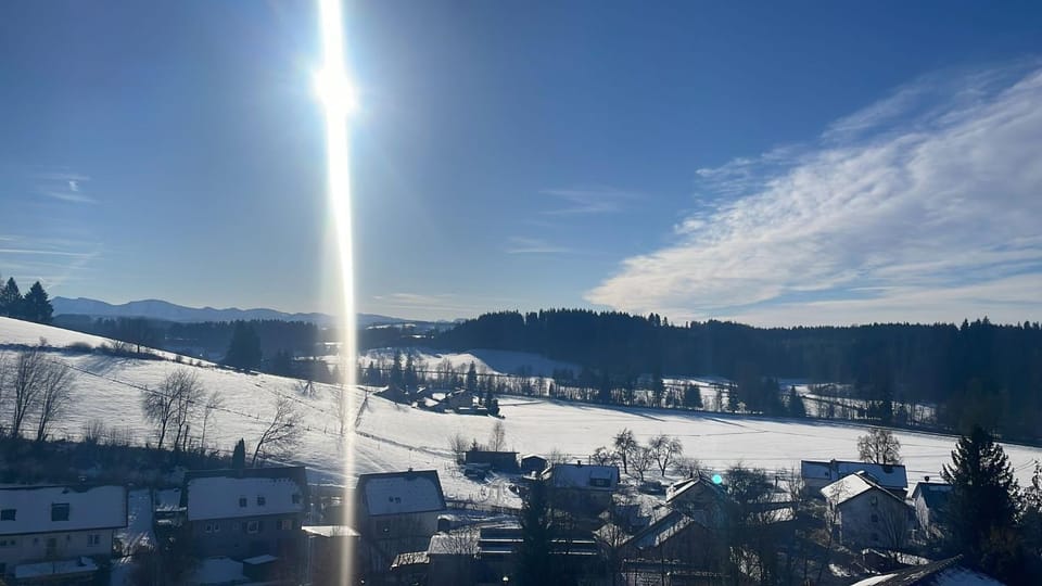 Ferienwohnung Bergblick Wangen im Allgäu mit Garten, 2022 komplett renoviert Apartment in Wangen im Allgäu