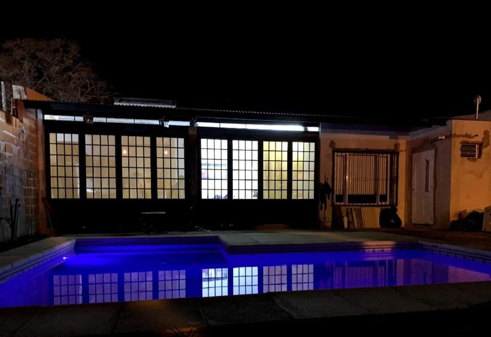 Night, Swimming pool, Swimming pool