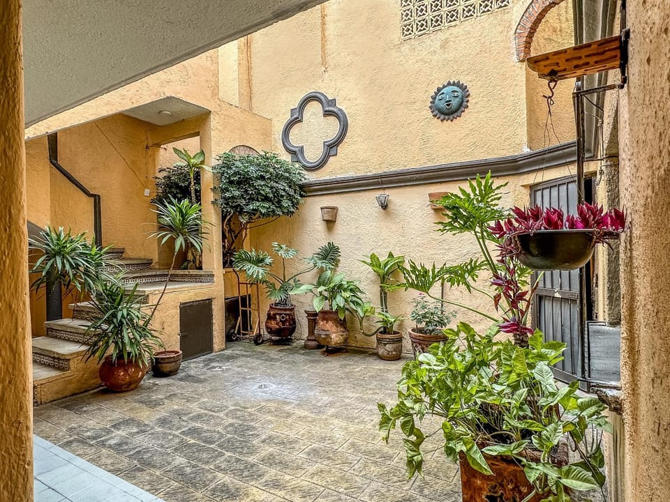 Property building, Patio, Day