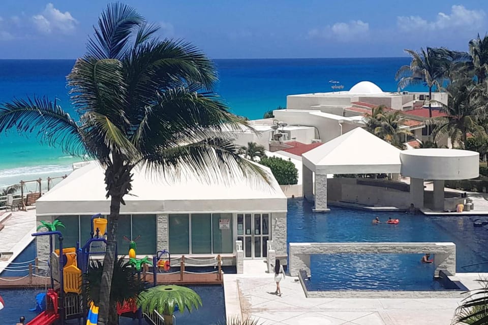 Property building, Pool view, Swimming pool