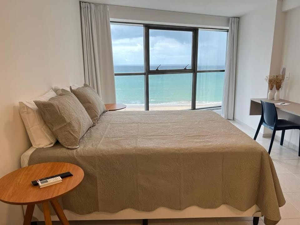 Seating area, Bedroom, Sea view