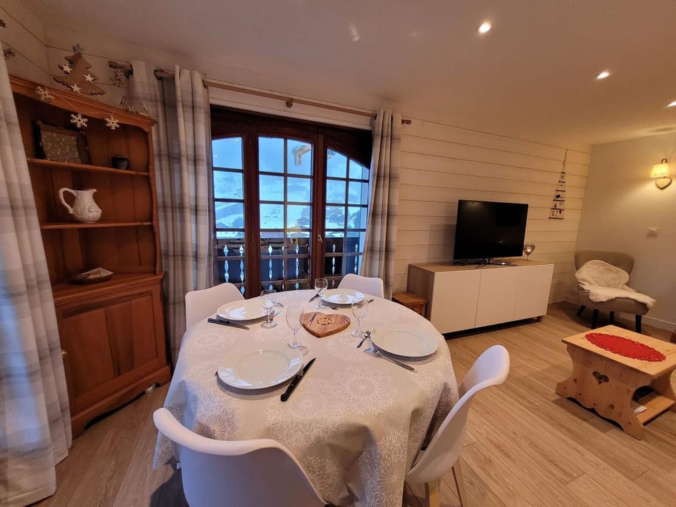 Appartement rénové, calme, proche centre, parking, Wifi inclus Apartment in Les Gets