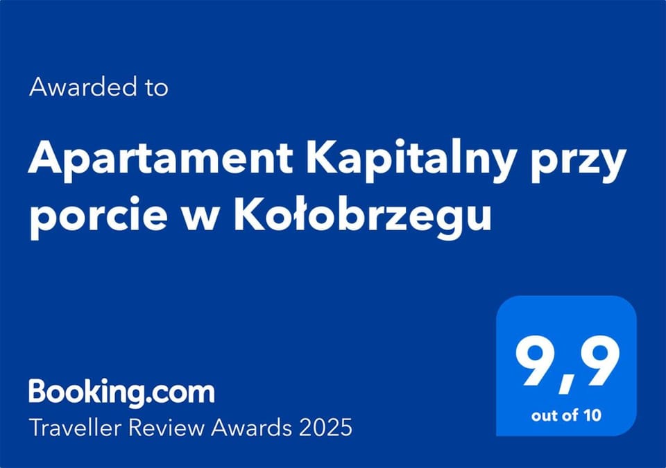 Apartament Kapitalny przy porcie w Kołobrzegu z rowerownią i placem zabaw Apartment in West Pomeranian Voivodeship, Poland