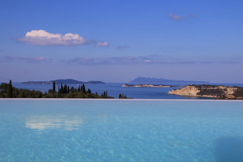 Natural landscape, Pool view, Sea view, Swimming pool