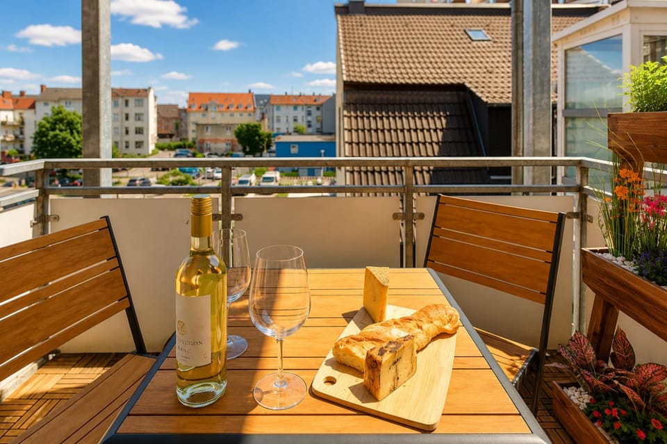 NUJU Rentals - 4-Zimmer, 10 Gäste, Wintergarten & Terrasse & Parkplatz Vacation rental in Bielefeld
