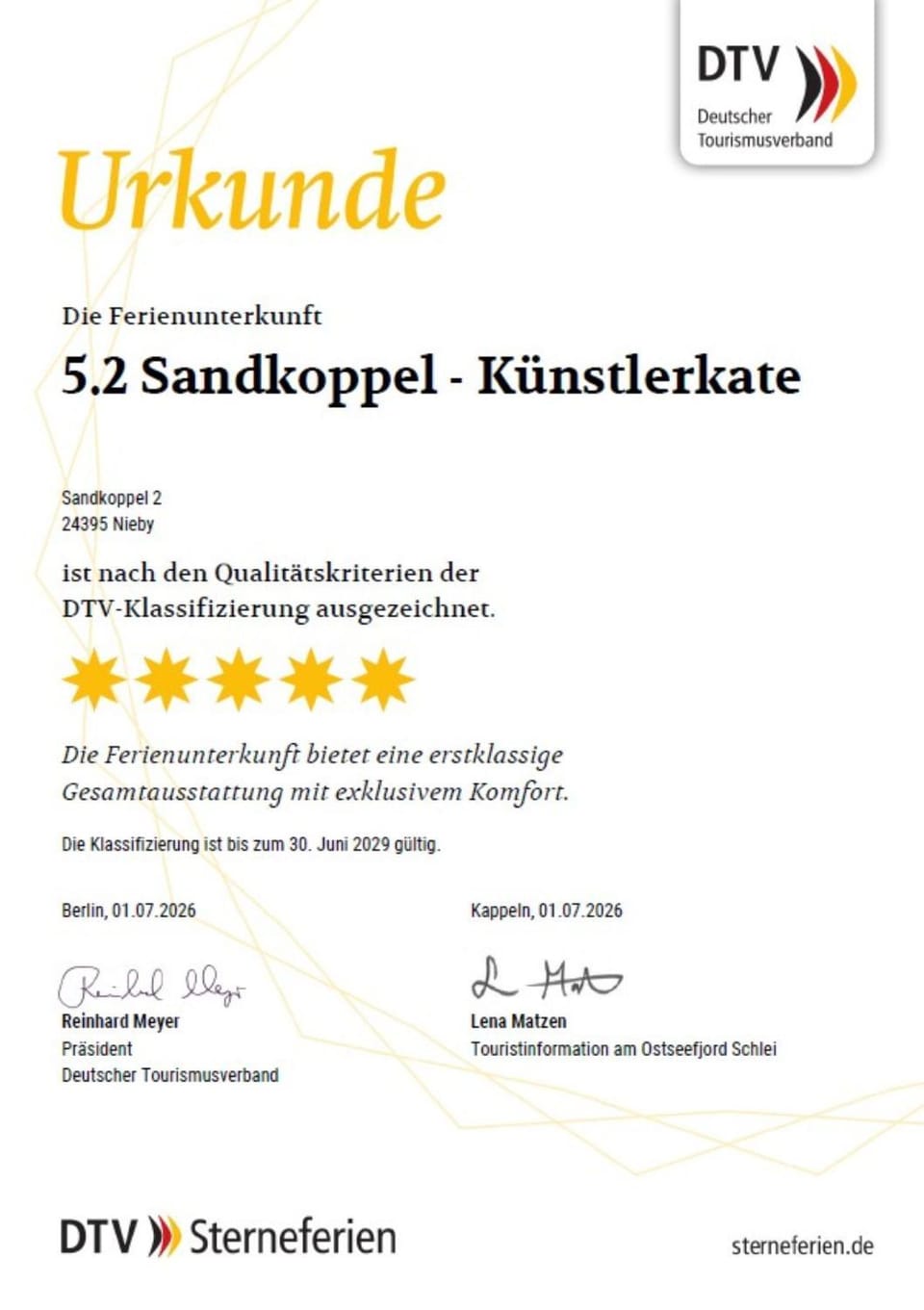 Certificate/Award