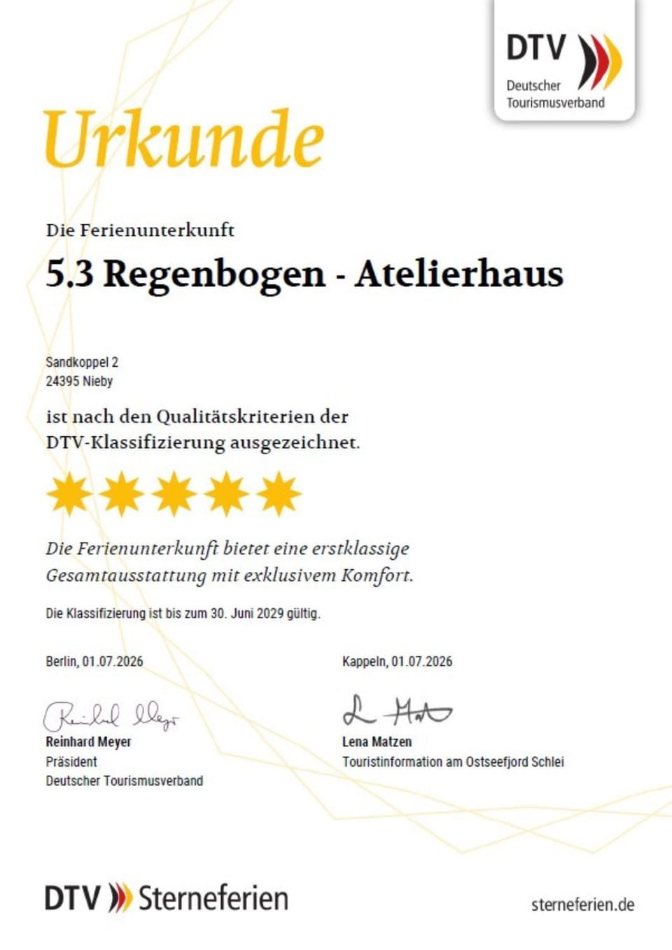 Certificate/Award