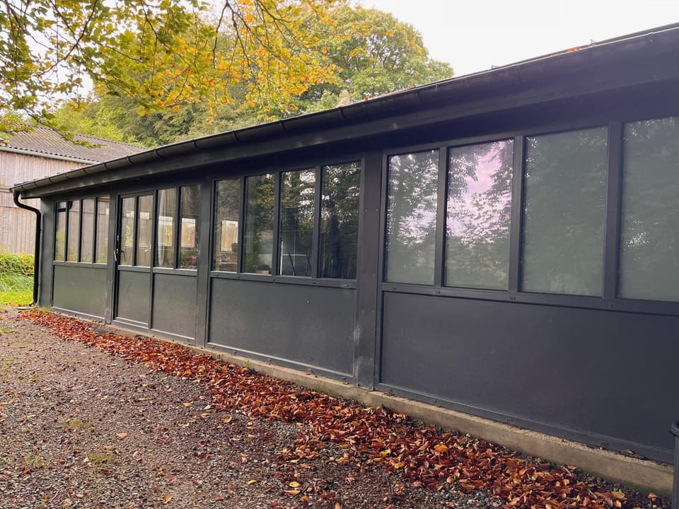 Property building, Garden view