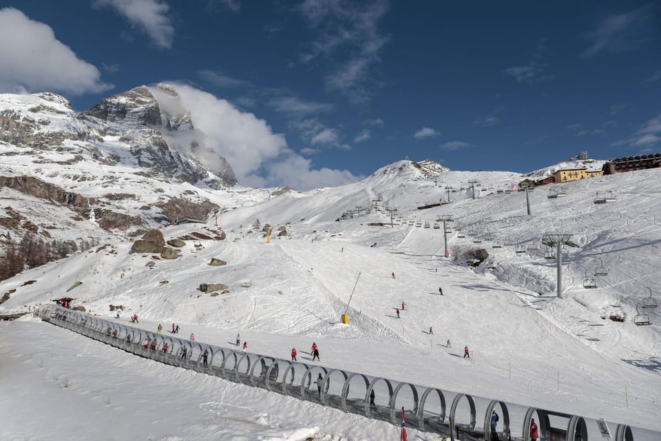 Natural landscape, Skiing, Skiing, Mountain view