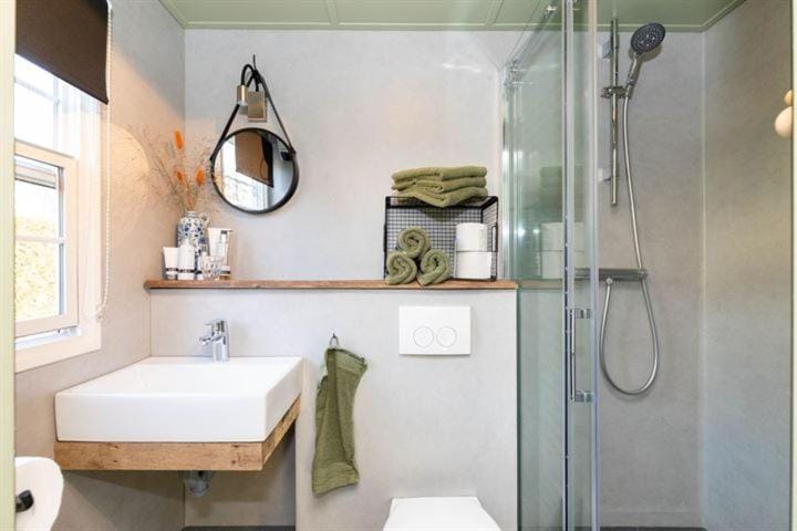 Shower, Toilet, Bathroom, towels