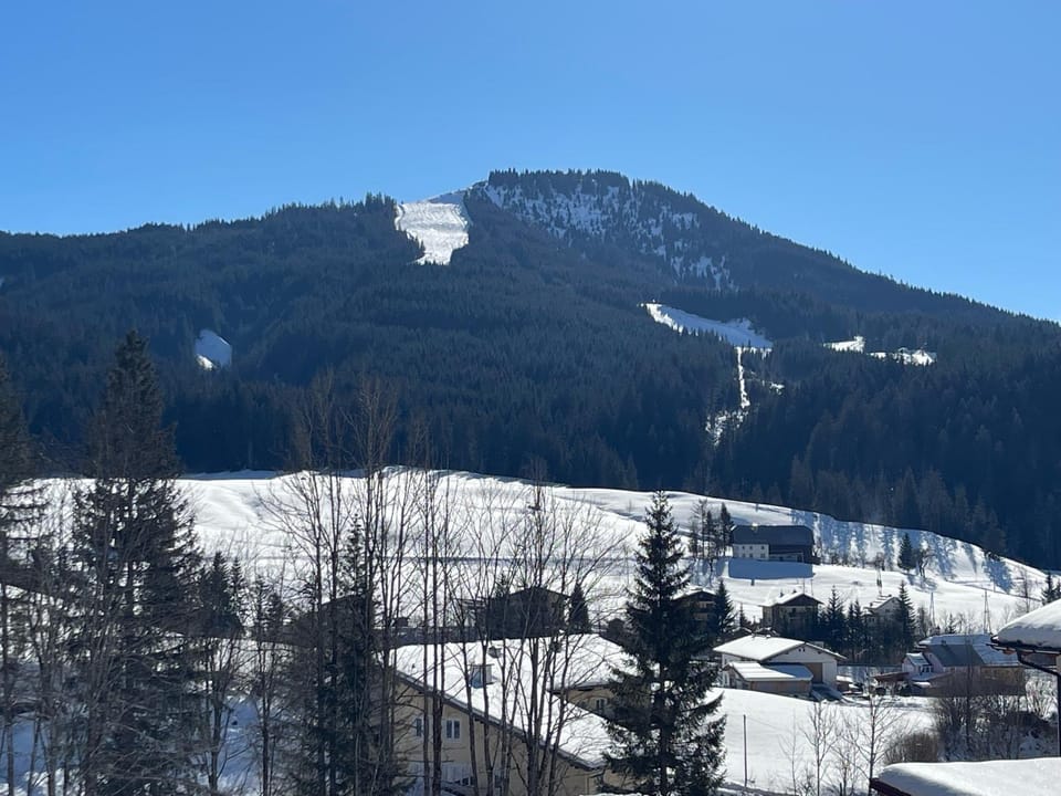 Natural landscape, Winter, Mountain view