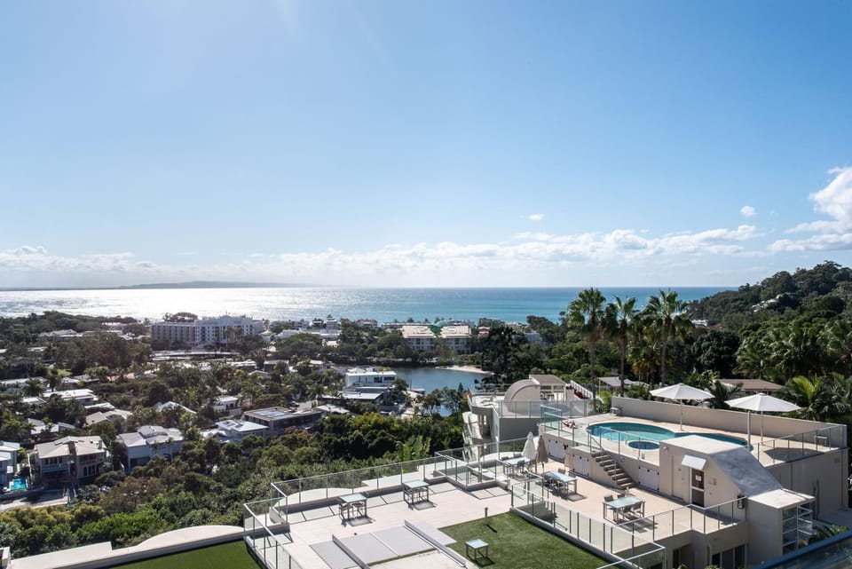 Natural landscape, Bird's eye view, Pool view, Sea view, Swimming pool