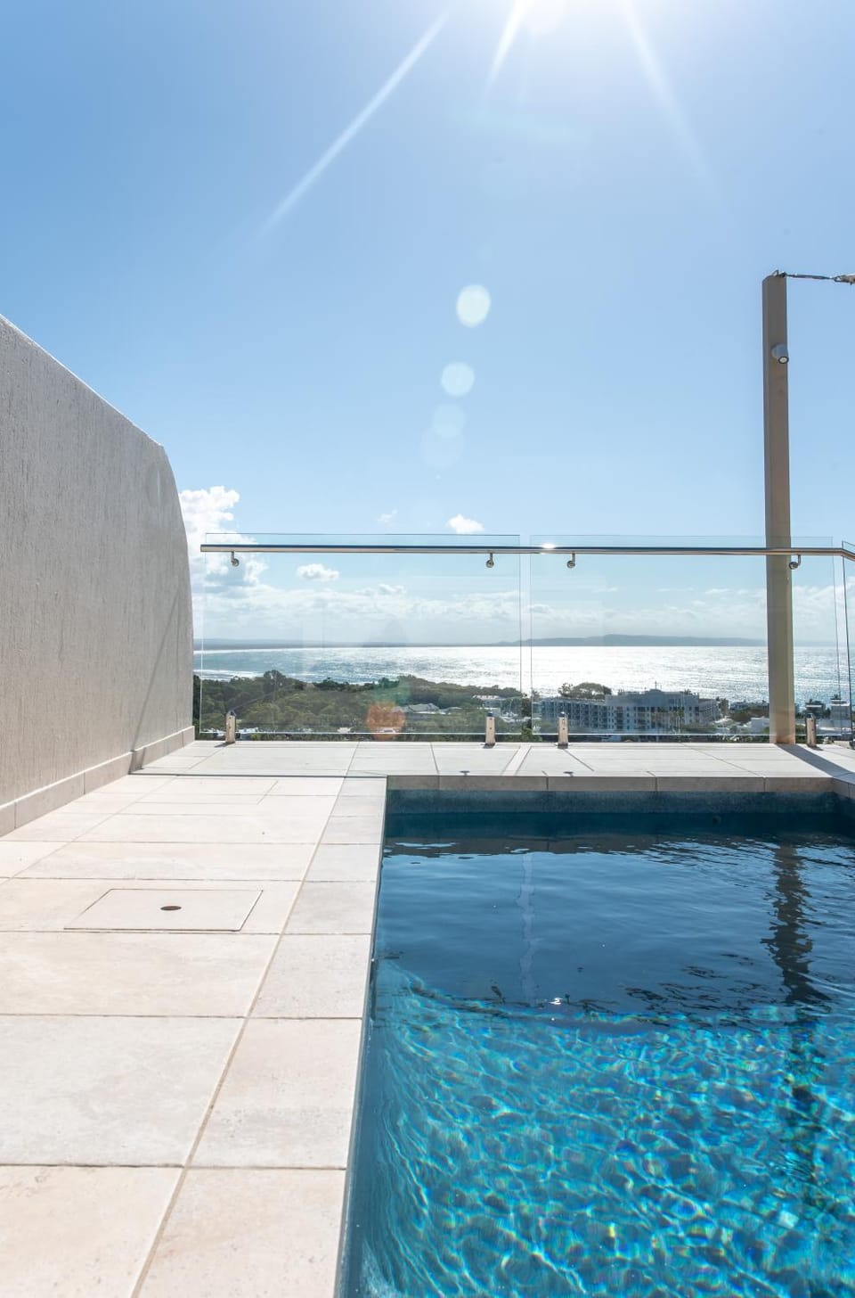 Natural landscape, Pool view, Sea view, Swimming pool