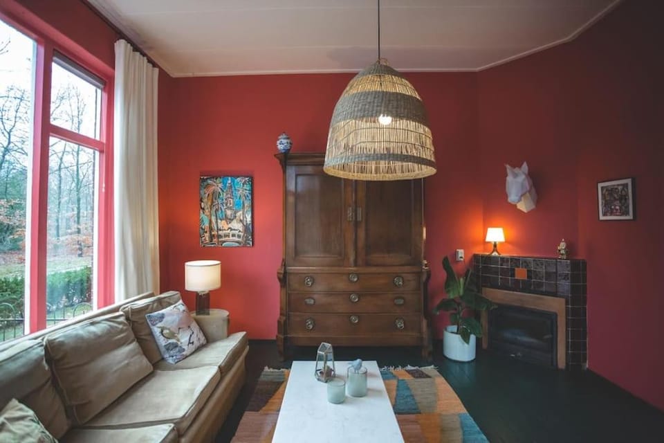 Retreat midden op de Veluwe -ingang Park 1 km Apartment in Hoenderloo