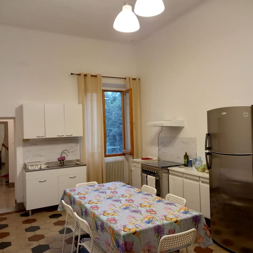 Living room, kitchen