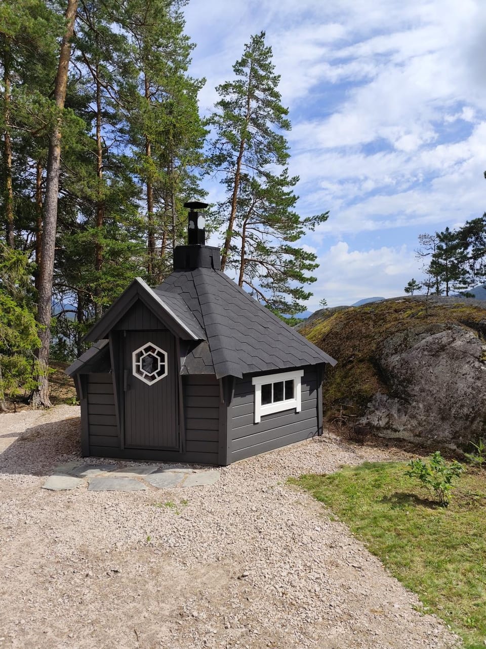 Hytte ved Vråvatnet i Vrådal House in Viken, Norway