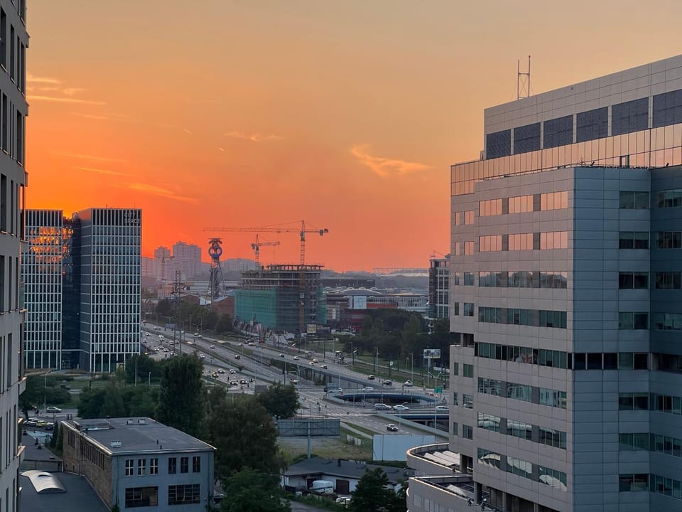 Off site, City view, Location