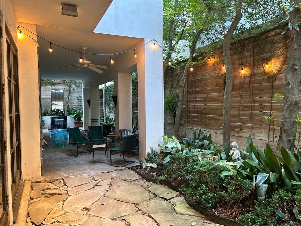 Patio, Day, Garden, Garden view, Swimming pool