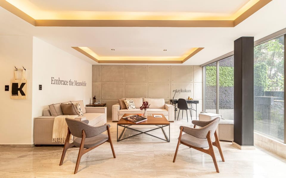 Patio, Living room, Dining area