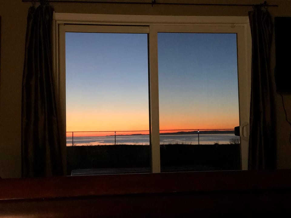 Natural landscape, Sea view, Sunset
