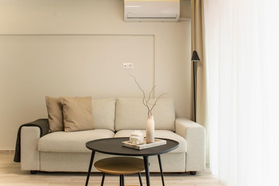 Living room, air conditioner