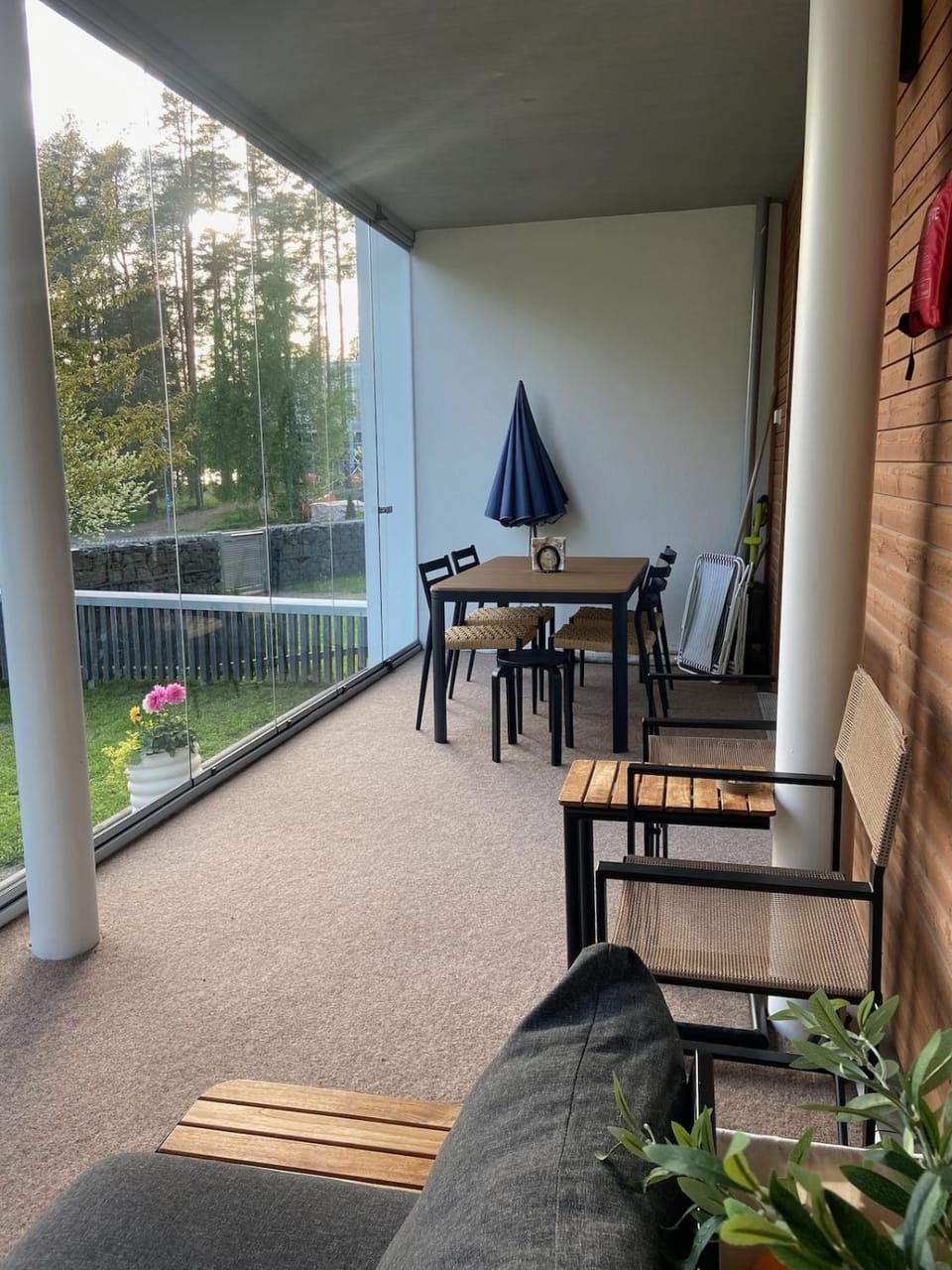 One bedroom flat by the lake with cooling and terrace Apartment in Finland