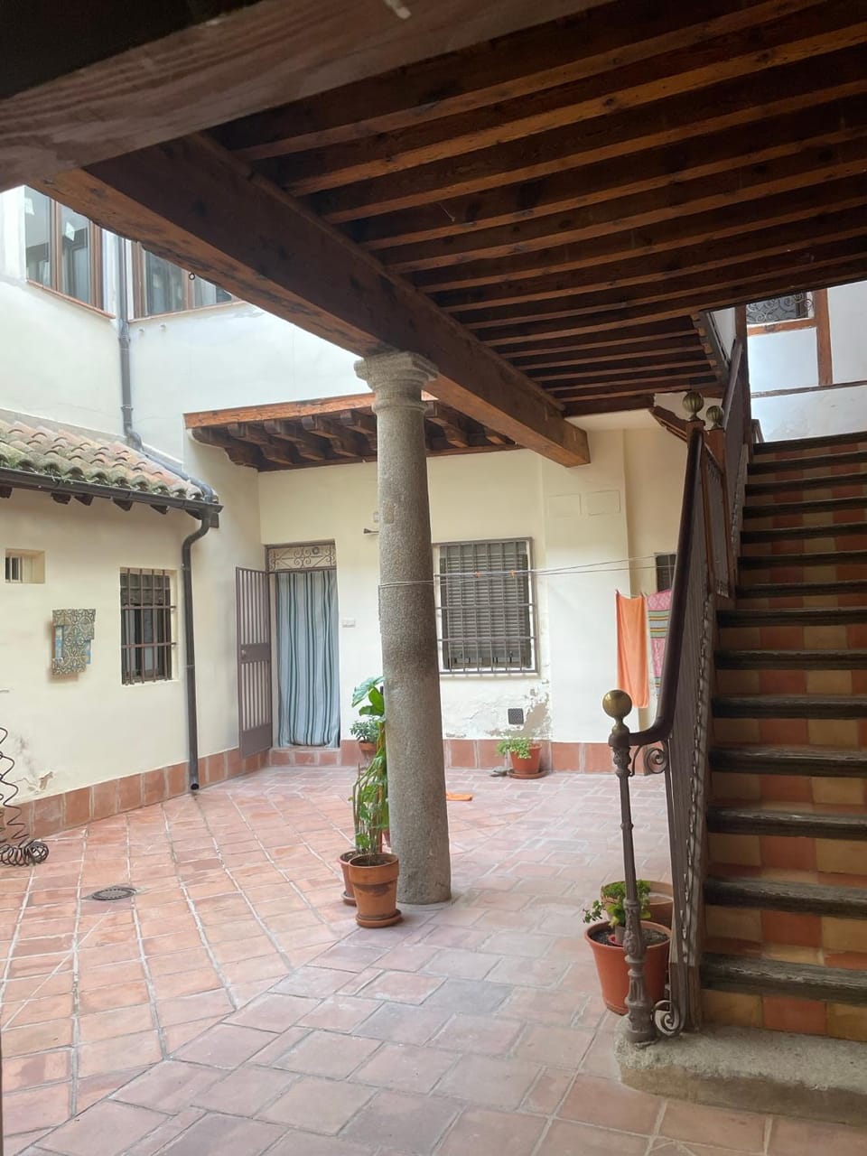 Property building, Patio