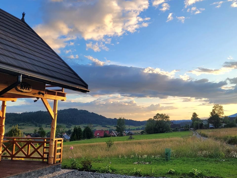 Spring, Day, Natural landscape, Mountain view, Sunset