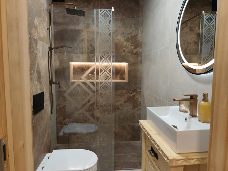 Shower, Toilet, Bathroom, towels