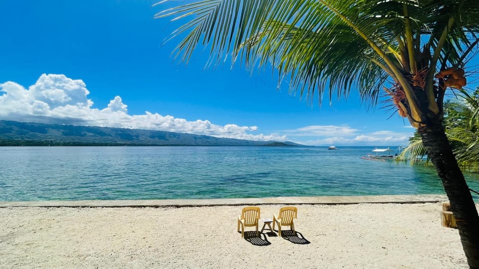 Natural landscape, Beach, Mountain view, Sea view, sunbed