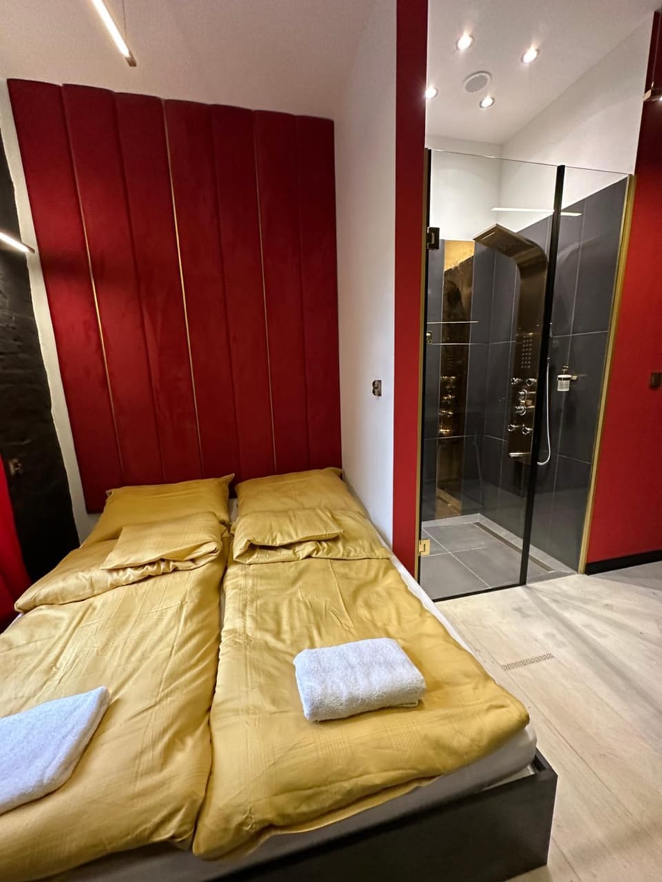 DarkHouse Red Apartment in Masovian Voivodeship