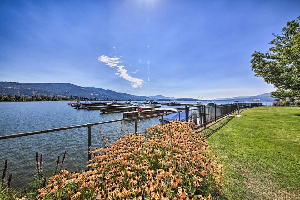 Waterfront Sandpoint Condo Lake Access! Apartment in Sandpoint
