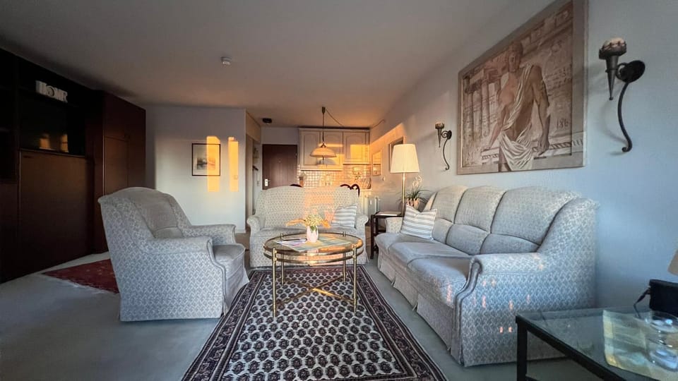 Living room, Seating area, stove, kitchen