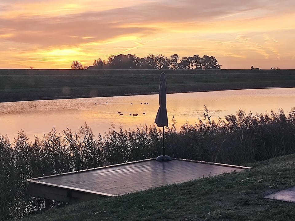 Lake view, Sunrise