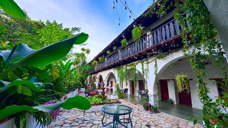 Property building, Spring, Garden view