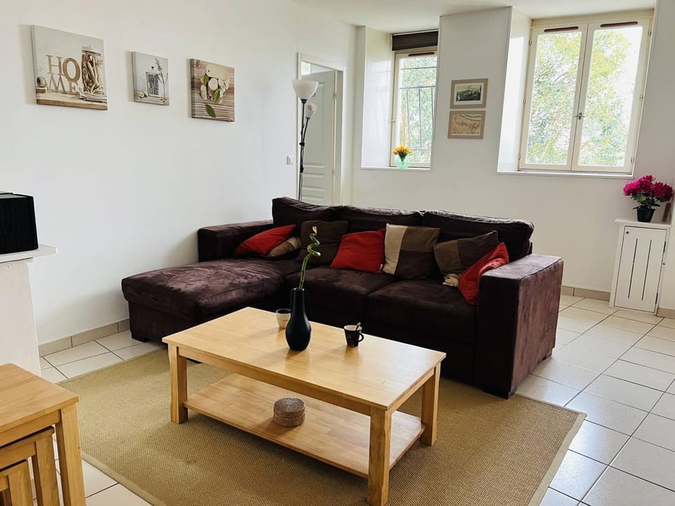 Appartement T2 de charme à Cambo, centre-ville, petite terrasse, Internet, animaux admis Apartment in French Basque Country