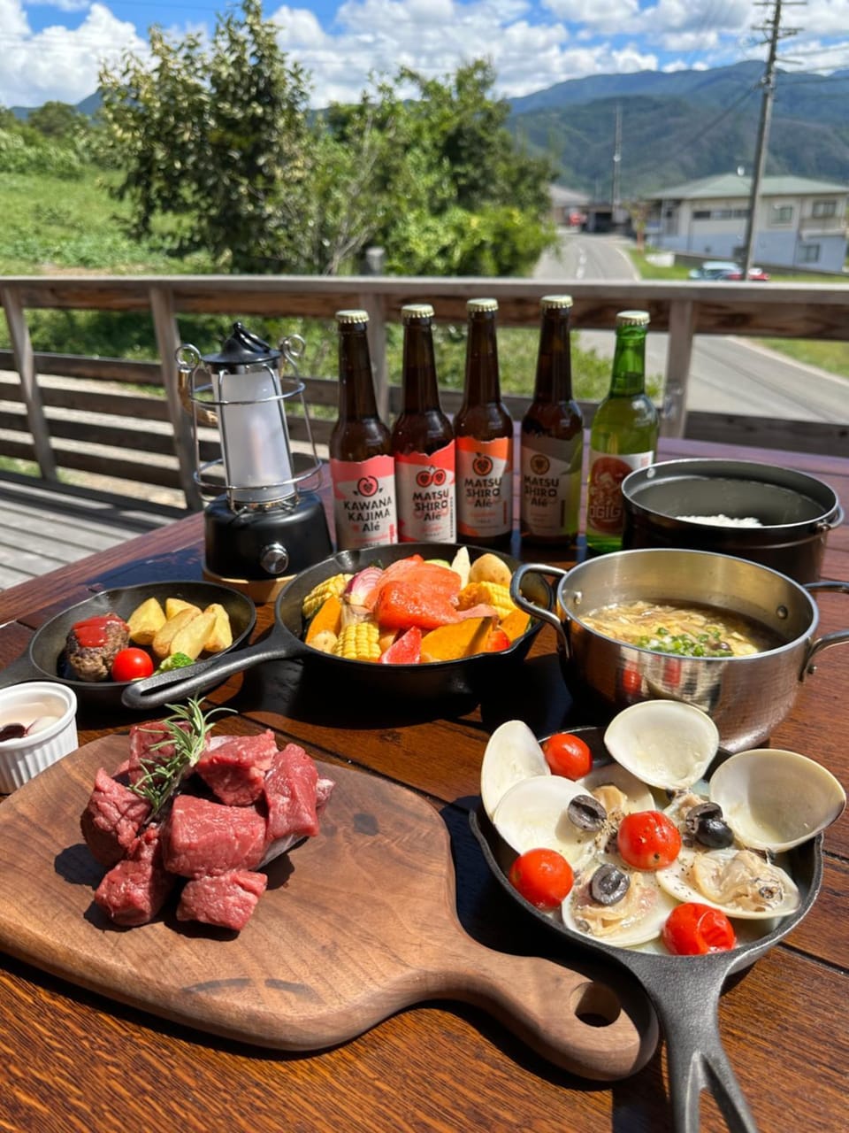 BBQ facilities, Food and drinks, Food, Dinner