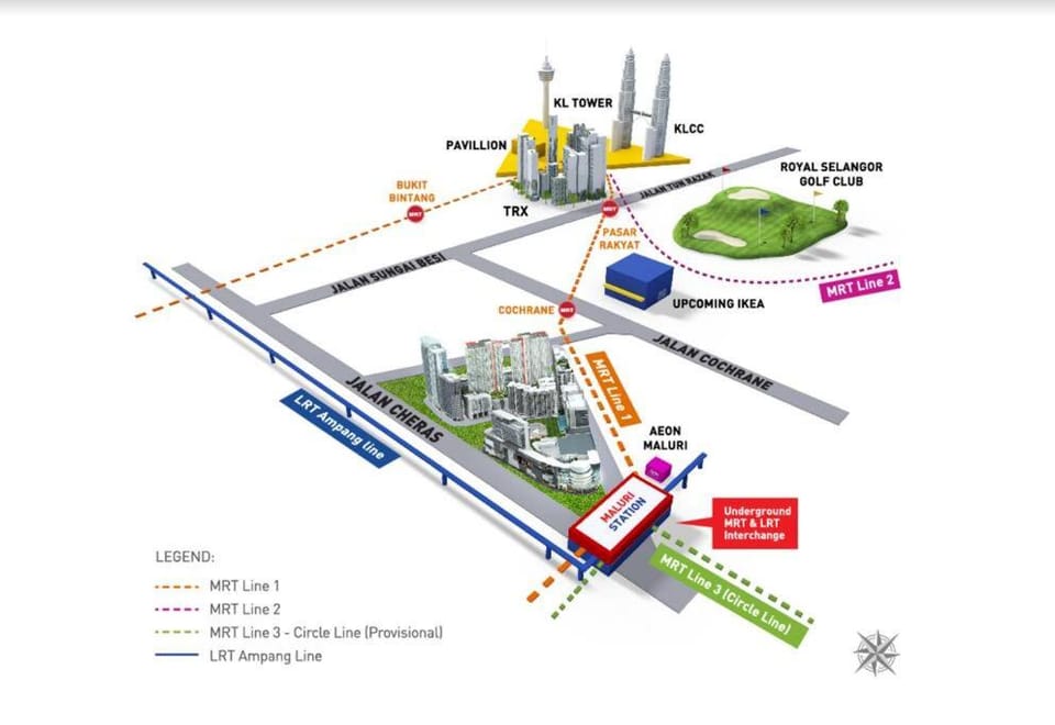 INS Style 5PAX 2R2B Sunway Velocity Linked Apartment in Federal Territory of Kuala Lumpur