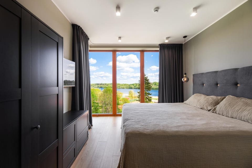 Bed, Natural landscape, Bedroom