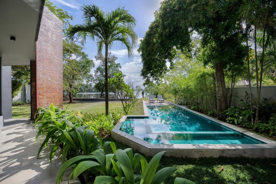 Natural landscape, Garden view, Pool view, Swimming pool